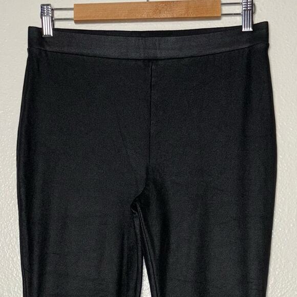 Trouve leggings black faux leather High Waisted Skinny Pants women's size medium - Picture 7 of 16